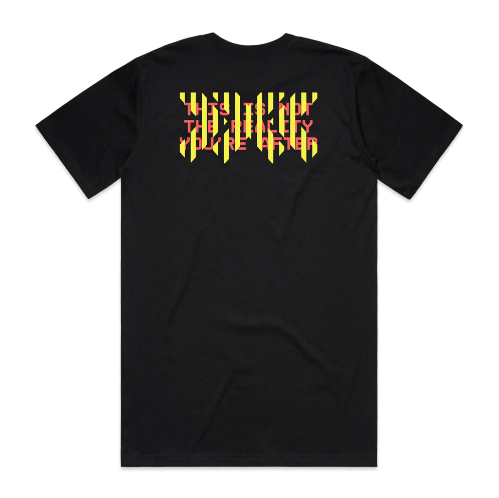 Xhale Reality Tee Black Back